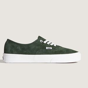 Vans Men’s Dark Green Suede Authentic Pig Suede Dried Kelp VN000D7YEMU Sneakers